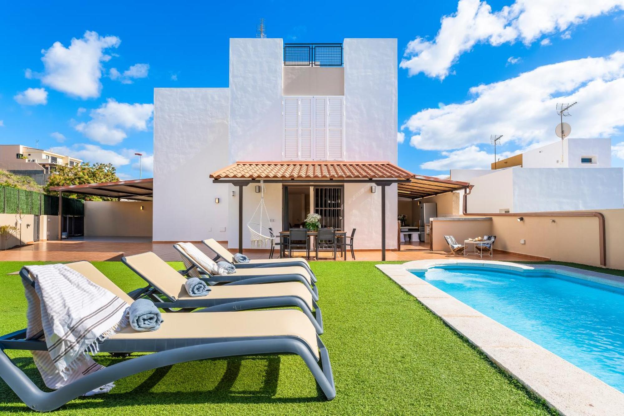 Villa Trueno Refugio De Lujo Con Piscina Climatizada Y Vistas Candelaria Exterior photo